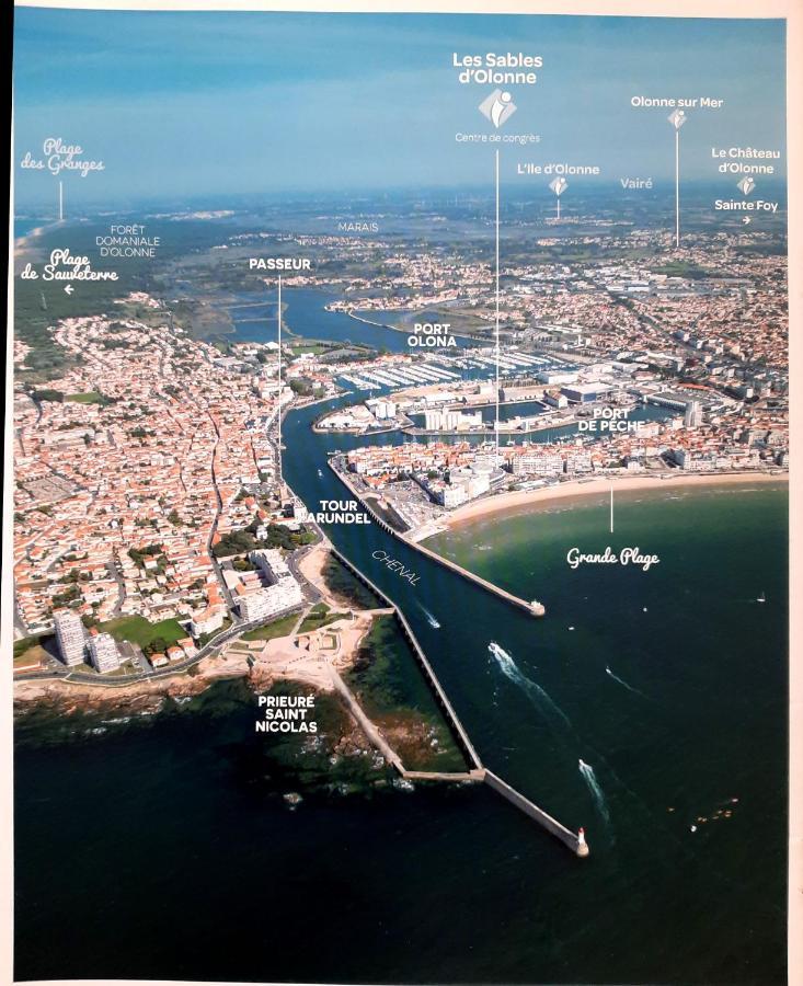 Appartement Vue Sur Mer Les Sables-dʼOlonne Exteriér fotografie